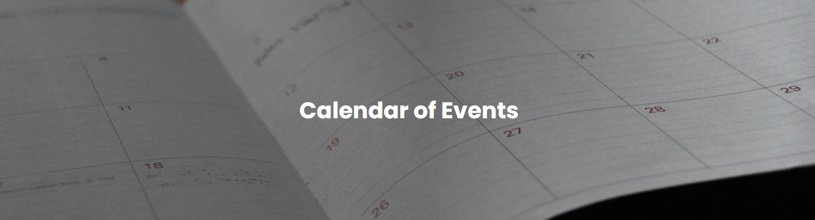 Startup Zones Calendar of Events