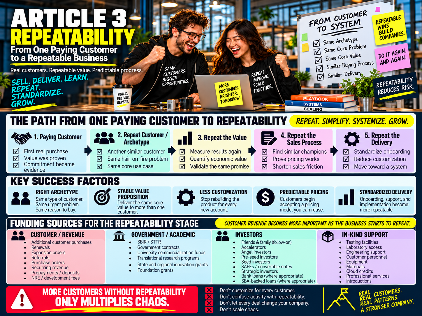 From One Paying Customer to Repeatability